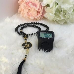 Digital Finger Counter Tasbeeh – LED Light & Lock